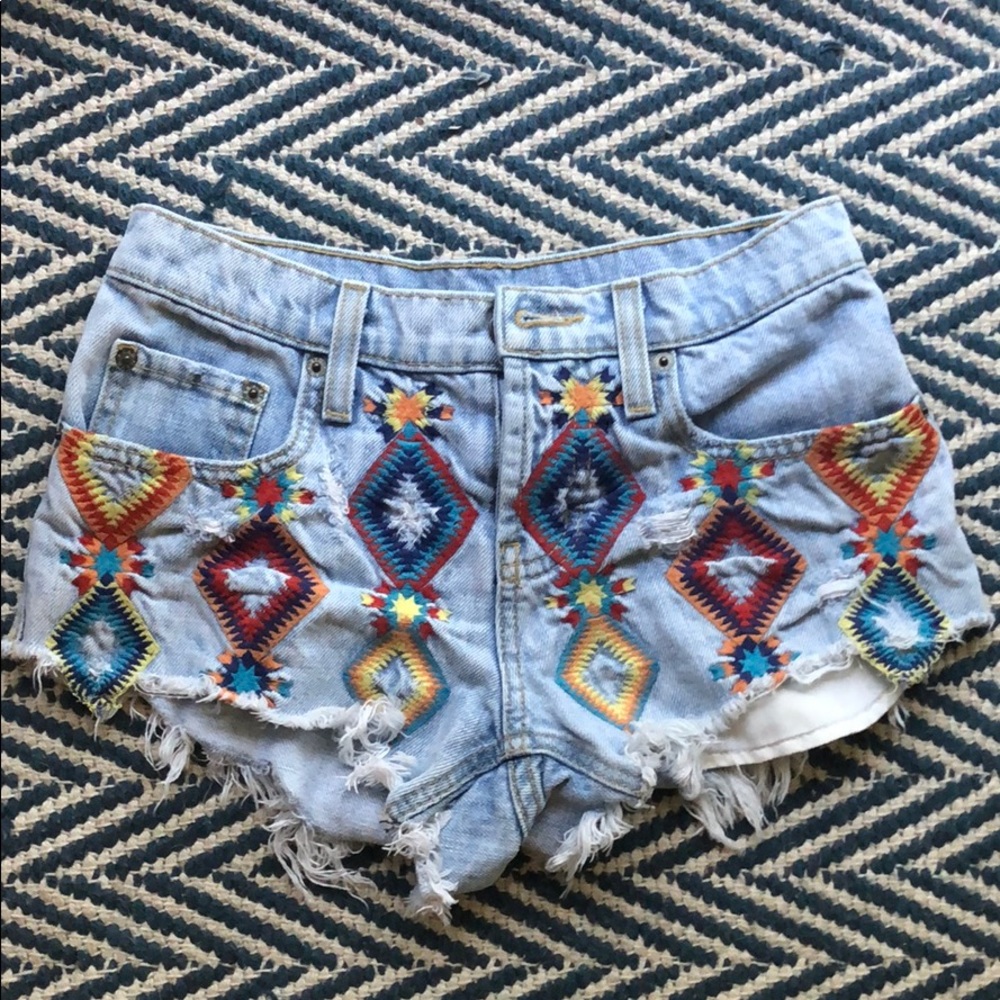 Jean shorts